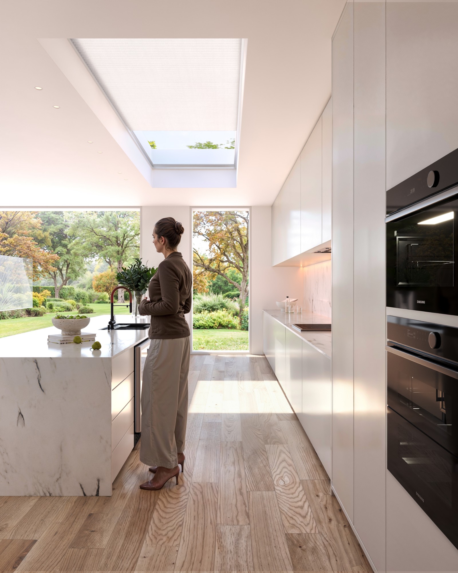 Amorim Cortinas — cortina técnica em cozinha